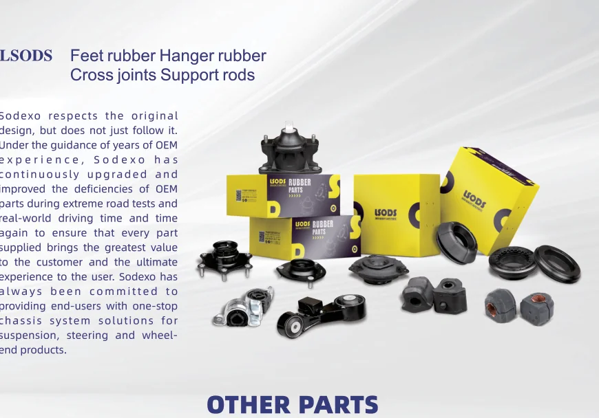 LSODS mounting rubber and engine mount components